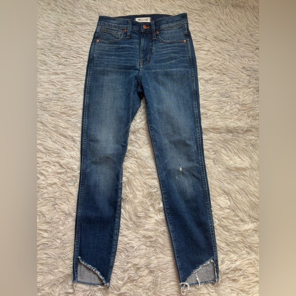Madewell Dark Wash Blue Women’s 10” High Rise Skinny Jeans Size 25
